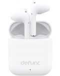 Безжични слушалки Defunc - TRUE GO Slim, TWS, бели - 3t