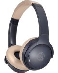 Безжични слушалки Audio-Technica - ATH-S220BT, сини - 1t