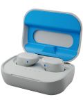 Безжични слушалки Skullcandy - Grind, TWS, сиви/сини - 3t