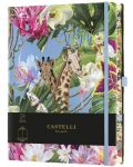 Бележник Castelli Eden - Giraffe, 13 x 21 cm, бели листове - 1t