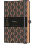 Бележник Castelli Copper & Gold - Greek Copper, 13 x 21 cm, линиран - 1t