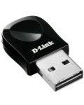 Безжичен USB адаптер D-Link - DWA-131, черен - 1t