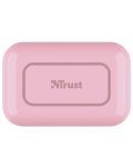 Безжични слушалки Trust - Primo Touch, TWS, розови - 7t