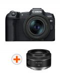 Безогледален фотоапарат Canon - EOS R8, RF 24-50mm, f/4.5-6.3 IS STM + Обектив Canon - RF 50mm, F/1.8 STM - 1t