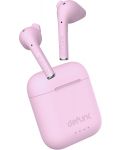 Безжични слушалки Defunc - TRUE TALK, TWS, розови - 1t