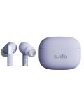 Безжични слушалки Sudio - A1 Pro, TWS, ANC, лилави - 3t