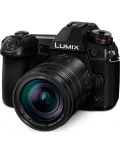 Безогледален фотоапарат Panasonic - Lumix G9, Leica 12-60mm, Black - 1t