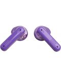 Безжични слушалки JBL - Tune Flex Ghost Edition, TWS, ANC, Purple Ghost - 2t