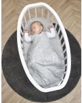 Бебешки чаршафи с ластик Meyco Baby - 60 х 120 cm, 2 броя, светлосиви - 4t