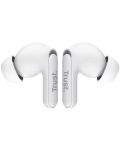 Безжични слушалки Trust - Yavi Earbuds, TWS, ENC, бели - 6t