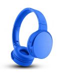 Безжични слушалки с микрофон T'nB - Shine 2, сини - 1t