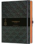 Бележник Castelli Copper & Gold - Art Deco Copper, 19 x 25 cm, линиран - 1t