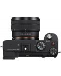 Безогледален фотоапарат Sony - A7C, FE 28-60mm, f/4-5.6, черен - 6t