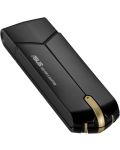 Безжичен USB адаптер ASUS - AX56, 1.8Gbps, черен - 4t