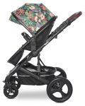 Бебешка количка с твърд кош Lorelli - Boston, Tropical Flowers - 8t