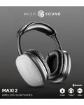 Безжични слушалки с микрофон Cellularline - MS Maxi 2, черни - 3t