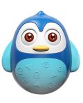 Бебешка дрънкалка Happy World - Roly Poly, Penguin 2, синя - 1t
