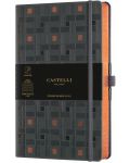 Бележник Castelli Copper & Gold - Weaving Copper, 19 x 25 cm, линиран - 1t