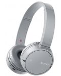 Безжични слушалки Sony - MDR-ZX220BT, сиви - 1t
