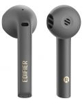 Безжични слушалки Edifier - TWS200 Plus, сиви - 3t