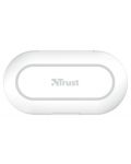 Безжични слушалки Trust - Nika Touch, TWS, бели - 8t