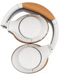 Безжични слушалки Lenco - HPB-830GY, ANC, сиви/оранжеви - 5t
