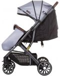 Бебешка лятна количка Chipolino - Combo, сребърно сива - 4t