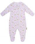 Бебешки гащеризон Bio Baby - 74 cm, 6-9 месеца, розов - 1t