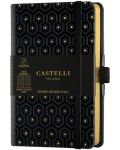 Бележник Castelli Copper & Gold - Honey Gold, 9 x 14 cm, линиран - 1t