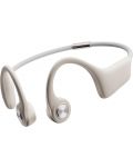Безжични слушалки с микрофон Sudio - B1, бели/бежови - 1t