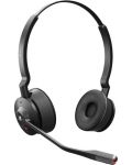 Безжични слушалки с микрофон Jabra - Engage 55, MS, черни - 3t