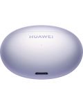 Безжични слушалки Huawei - FreeBuds 6i, TWS, ANC, лилави - 8t