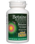 Betaine Hydrochloride, 90 капсули, Natural Factors - 1t