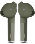 Безжични слушалки Defunc - TRUE PLUS, TWS, зелени - 1t