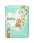 Бебешки пелени Pampers - Premium Care 3, 20 броя - 1t