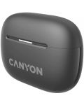 Безжични слушалки Canyon - CNS-TWS10, ANC, черни - 6t