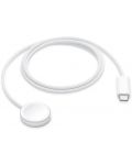 Безжично зарядно Apple - Apple Watch, Magnetic/USB-C, бяло - 1t