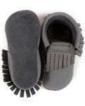 Бебешки обувки Baobaby - Moccasins, grey, размер 2ХS - 2t