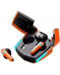 Безжични слушалки Canyon - DoubleBee GTWS-2, TWS, оранжеви/черни - 4t