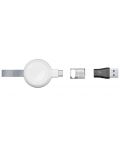 Безжично зарядно Cellularline - Power Pill, Apple Watch, бяло - 2t