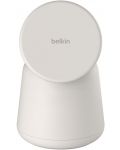 Безжично зарядно Belkin - Boost Charge Pro 2 в 1, MagSafe 15W, Sand - 6t