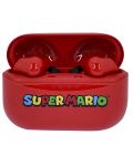Детски слушалки OTL Technologies - Super Mario, TWS, червени/черни - 5t