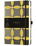 Бележник Castelli Oro - Circles, 13 x 21 cm, линиран - 1t