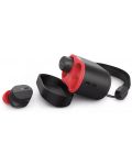 Безжични слушалки Philips - TAA5508BK/00, TWS, ANC, черни/червени - 2t