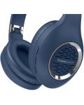 Безжични слушалки PowerLocus - P4 Plus, сини - 2t