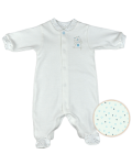 Бебешко гащеризонче с дълги ръкави For Babies - Мече, лимитирано, 0-1 месеца - 1t