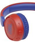 Детски слушалки с микрофон JBL - JR310 BT, безжични, червени - 2t