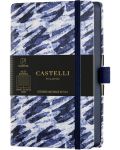 Бележник Castelli Shibori - Bubbles, 9 x 14 cm, линиран - 1t