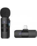 Безжична микрофонна система Boya - BY-V1 Lightning, черна - 1t