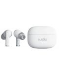 Безжични слушалки Sudio - A1 Pro, TWS, ANC, бели - 3t